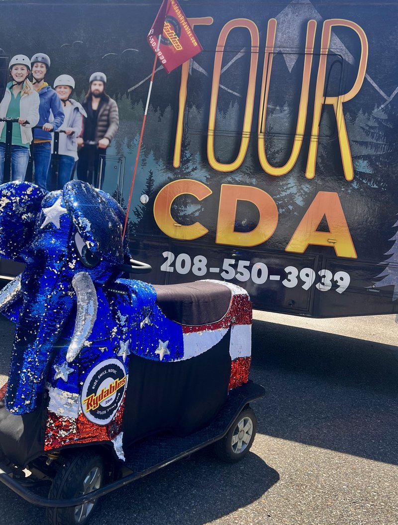 Liberty the Elephant Rydable — Tour CDA