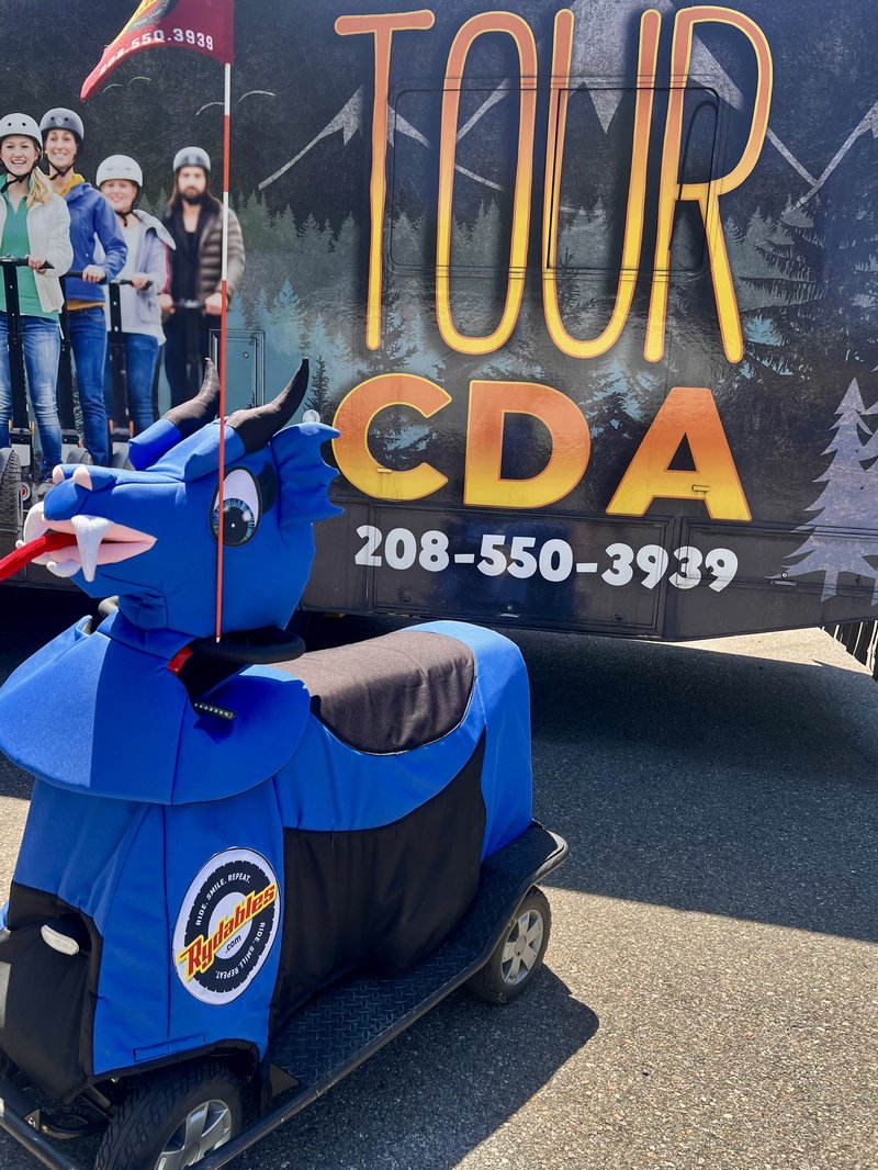 Puff the Blue Dragon Rydable — Tour CDA